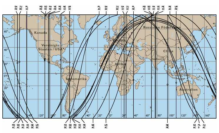 Astro*Carto*Graphy Sonnenfinsternis vom 1.7.2000